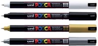 Paintmarker Uni POSCA PC1MR extra fijn wit-2