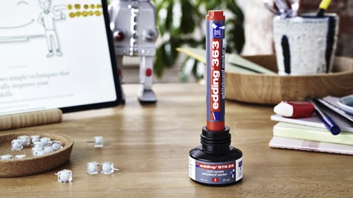 Whiteboardmarker edding 363 schuin 1-5mm rood-2