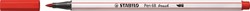 Brushstift STABILO Pen 568/48 karmijnrood