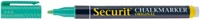 Krijtstift Securit SMA-100 rond 1-2mm wit/blauw/groen/rood 4 stuks-1