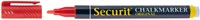 Krijtstift Securit SMA-100 rond 1-2mm wit/blauw/groen/rood 4 stuks-2