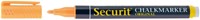 Krijtstift Securit SMA-100 rond 1-2mm geel/oranje/roze/paars 4 stuks-1