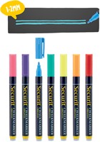 Krijtstift Securit SMA-100 rond ass 1-2mm blister à 7 stuks-4