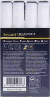 Krijtstift Securit SMA-510 schuin wit 2-6mm blister à 4 stuks-1