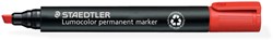 Viltstift Staedtler Lumocolor 350 permanent schuin rood