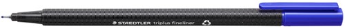 Fineliner Staedtler Triplus 334 blauw 0.3mm