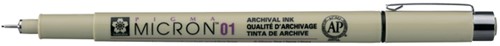 Fineliner Sakura Pigma Micron 01 0.25mm zwart-2