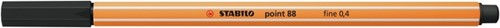 Fineliner STABILO point 88/46 fijn zwart-2