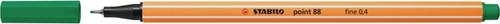 Fineliner STABILO point 88/36 fijn smaragdgroen