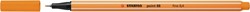 Fineliner STABILO point 88/54 fijn oranje