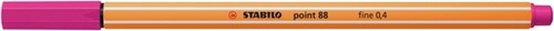 Fineliner STABILO point 88/56 fijn roze rood-2