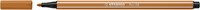 Viltstift STABILO Pen 68/89 medium donker oker