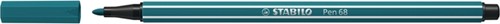 Viltstift STABILO Pen 68/51 medium turquoiseblauw