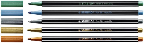 Viltstift STABILO Pen 68/820 medium metallic koper-2
