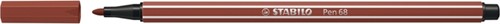 Viltstift STABILO Pen 68/75 medium sienna