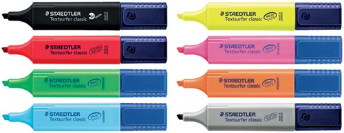 Markeerstift Staedtler 364 textsurfer vintage zwart-2