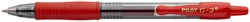 Gelschrijver PILOT G-2 + medium rood