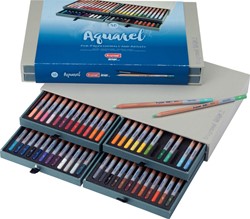 Aquarelpotlood Bruynzeel Design met luxe bewaardoos set à 48 kleuren