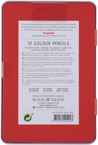 Kleurpotlood Bruynzeel Expression blik à 12 kleuren-3