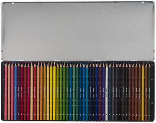 Kleurpotloden Bruynzeel Creatives papegaai assorti blik à 45 stuks-2