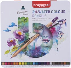 Aquarelpotlood Bruynzeel Expression blik à 24 kleuren