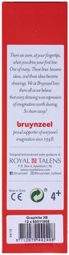 Potlood Bruynzeel 1605 3B-3