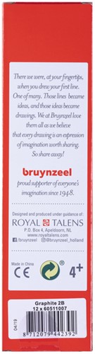 Potlood Bruynzeel Burotek 2B-3