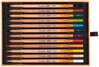 Kleurpotlood Bruynzeel Design met luxe bewaardoos set à 12 kleuren-2