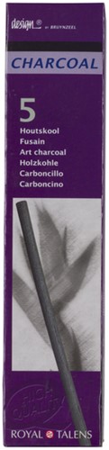 Houtskool Bruynzeel Design zwart 5 stuks