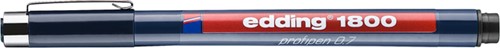 Fineliner edding 1800 0.7mm zwart-2