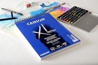 Mixed mediapapier Canson XL Textured Mixed Media 30vel 300gr A3 wit-2