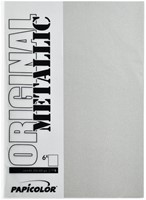 Kopieerpapier Papicolor A4 300gr 3 vel metallic zilver-2
