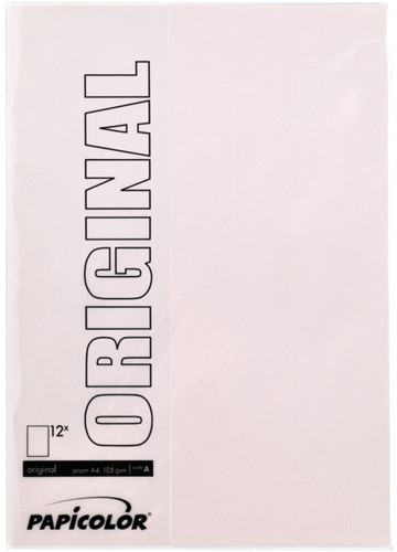 Kopieerpapier Papicolor A4 100gr 12 vel lichtroze-3