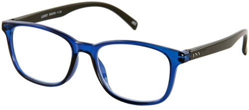 Leesbril I Need You +1.50 dpt Lucky blauw-zwart-2