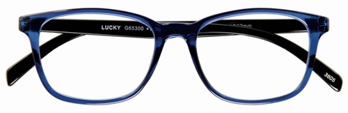 Leesbril I Need You +2.50 dpt Lucky blauw-zwart