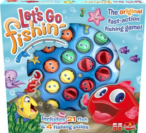 Spel Let's Go Fishing original