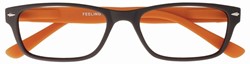 Leesbril I Need You +2.50 dpt Feeling bruin-oranje
