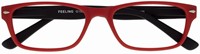 Leesbril I Need You +3.00 dpt Feeling rood-zwart