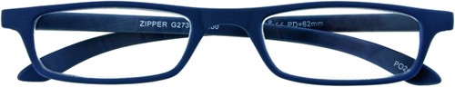 Leesbril I Need You +1.00 dpt Zipper blauw