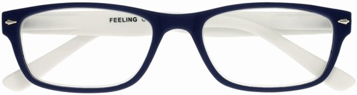 Leesbril I Need You +1.50 dpt Feeling blauw-wit
