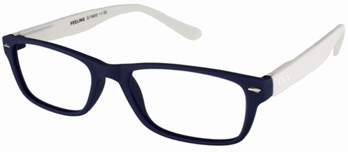 Leesbril I Need You +1.50 dpt Feeling blauw-wit-2