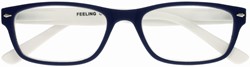Leesbril I Need You +3.00 dpt Feeling blauw-wit