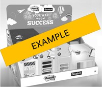 Plakband Scotch 810 19mmx19m onzichtbaar + handdispenser Cool Colors-2