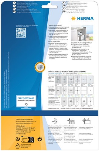Etiket HERMA 4216 105x148mm weerbestendig zilver 100 stuks-2
