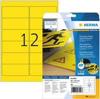 Etiket HERMA 8029 99.1x42.3mm weerbestendig geel 300 stuks