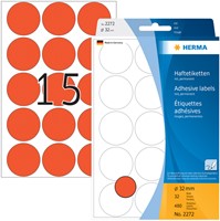 Etiket HERMA 2272 rond 32mm rood 480 stuks-2
