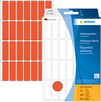 Etiket HERMA 2362 13x40mm rood 896 stuks-2