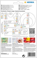 Etiket HERMA 2492 52x82mm rood 128 stuks-1