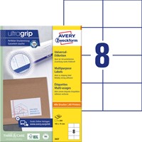 Etiket Avery 3427 105x74mm wit 800 stuks-2