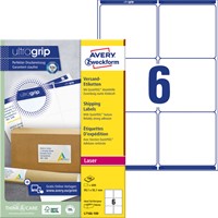 Etiket Avery L7166-100 99.1x93.1mm wit 600 stuks-2